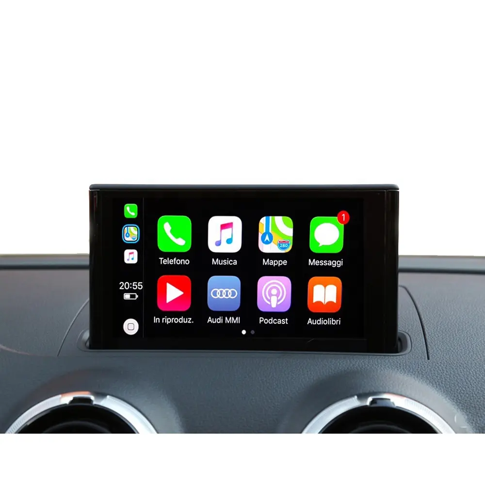 Новая функция CarPlay IOS13 для OEM-экрана A3 8P 8V для AUDI MIB, беспроводной интерфейс Apple Car Play, интерфейс AndroidAuto