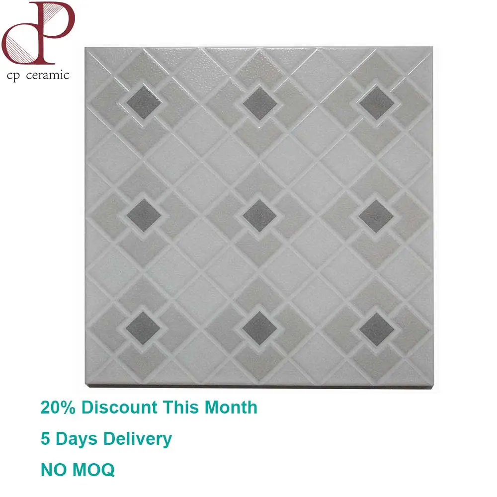 Moderno 3d non-slip bianco design rustico pavimento di piastrelle in ceramica industriale da cucina decorativa