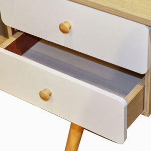 Mesa de estudio de madera, escritorio de ordenador portátil con almacenamiento, nuevo tipo - Product Image 4