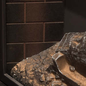 Modern Electric Fireplace Insert Built-in Steel Heater LED Light <strong>Remote</strong> Control <strong>AU</strong>/US Dimensions L58 x D17 x H52 for Household - Product Image 6