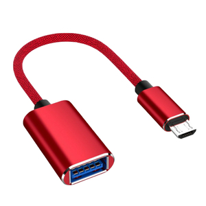 Metal Shell <strong>USB</strong> 3.0 AF to Micro <strong>USB</strong> OTG Converter Cable - Product Image 4