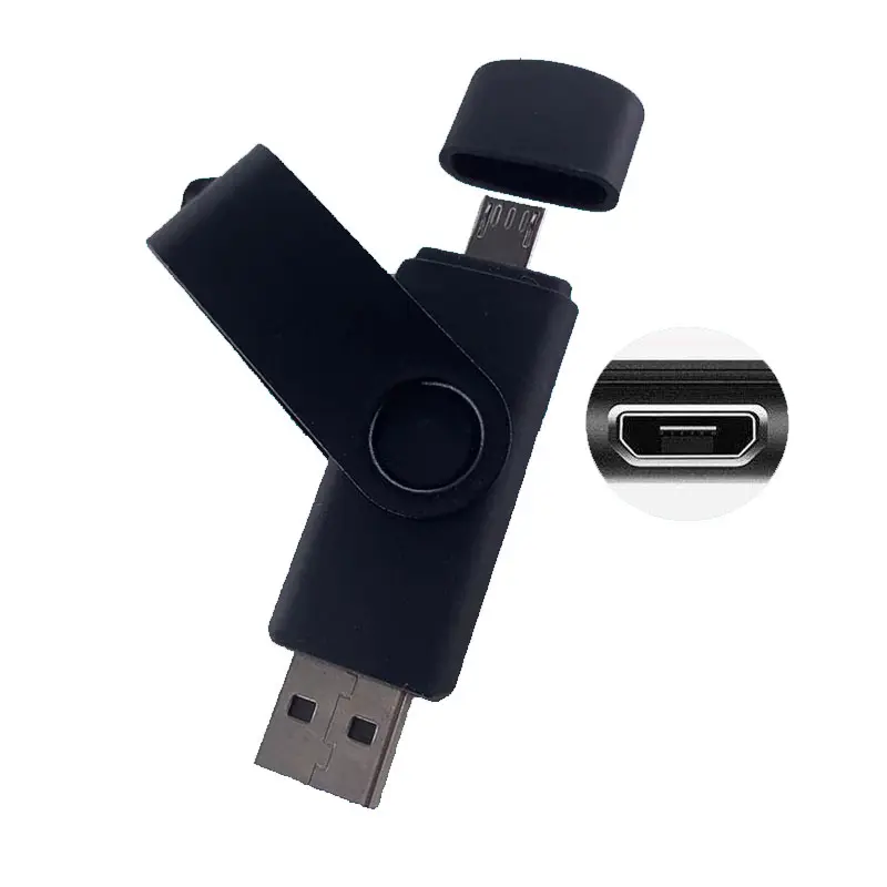 จีนสั่งซื้อจํานวนมากของขวัญคริสต์มาส Android USB แฟลชไดรฟ์ 2.0 OTG / หมุน USB pendrive OTG Android USB แฟลชไดรฟ์