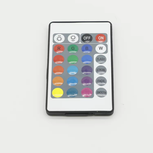 Prezzo di fabbrica 24 tasti RGB Led Controller DC5-24V 6ALed Dimming Controller Dual connettori uscita IR telecomando
