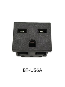 ซ็อกเก็ตสามรูแบบสแน็ป15A 125V สำหรับอุตสาหกรรมผลิตตามสั่งส่ง5-15R โรงงาน - Product Image 4