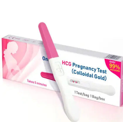 مجموعة Hcg للحمل بالبول للبيع بالجملة عصا اختبار الحمل خطوة واحدة للحمل