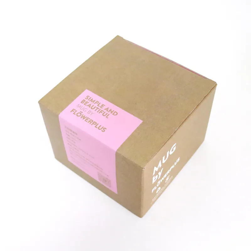 Luwu — boîte à tasse de luxe personnalisée, boîtes d'emballage en carton ondulées de haute qualité pour tasses, fabriqué en chine