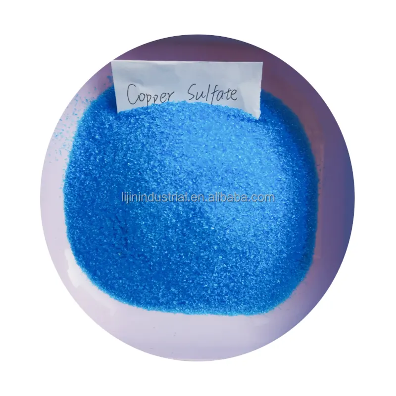 Cobre II sulfato precio alimentación grado cobre sulfato CAS 7758998 sulfato de cobre en cristal