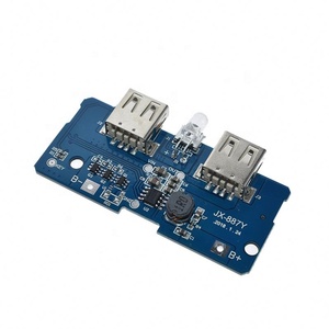 SeekEC 5V 2A 18650 Power Bank Charger Module Charging Circuit Board Step up Boost Power Supply Module Dual <strong>USB</strong> <strong>Output</strong> 1A <strong>Input</strong> - Product Image 1