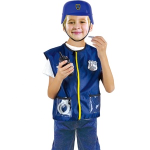 Cadılar bayramı kariyer günü giyinmek polis memuru üniforma polis kostüm okul performans rol oynamak çocuklar için polis kostüm - Product Image 2
