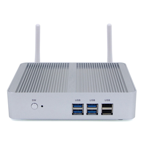 Intel Celeron N3050/N3150ファンレスミニPCCPU4/8GB DDR3 VGA HD HTPCオフィスミニデスクトップコンピューター300M Wifi Win7/8 12V/3A OEM - Product Image 1