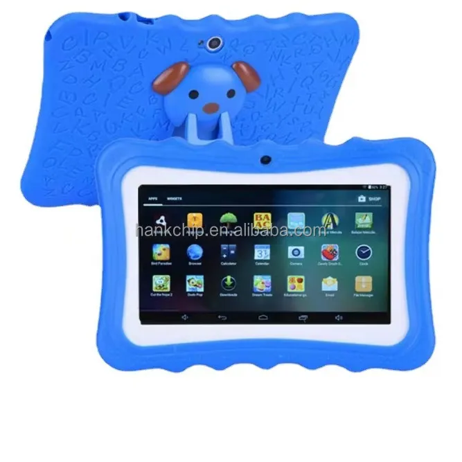 Profesional buen precio logotipo personalizado 7 pulgadas LPAD niños Android Tablet Gaming DDR 1GB + 8GB Wifi 3G tabletas educativas