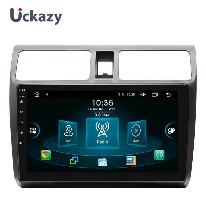 64GB 2 Din Android 11วิทยุรถยนต์สำหรับ Suzuki Swift 2005 2006 2007 2008-2010มัลติมีเดียหน่วยนำทาง GPS สเตอริโอ Wifi