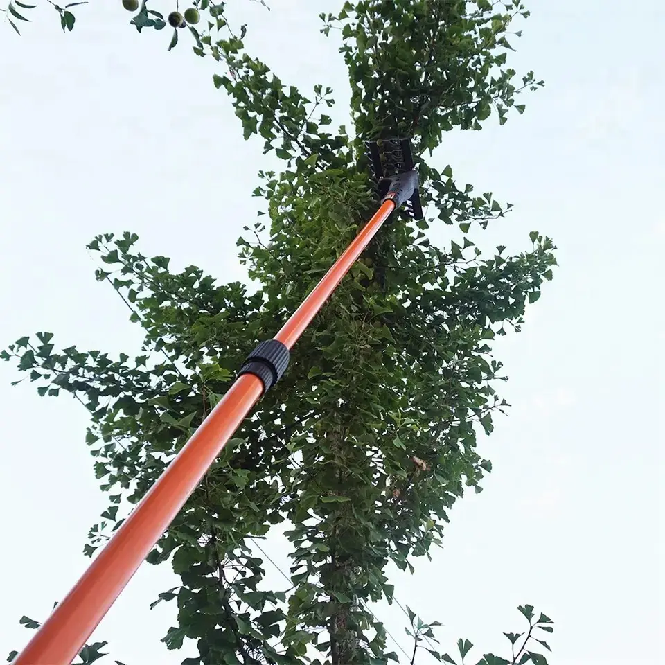 Harvester de frutas ferramenta elétrica, máquina de colete de azeitona, picador de frutas extensível