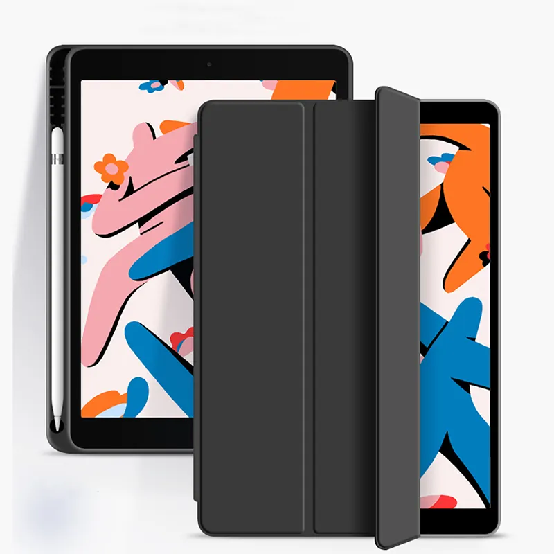 Leder Trifold Slim Lightweight Stand Case Smart Cover für iPad Air 1/2 für Apple iPad 5. 6. Generation Hülle 9.7 2018 2017