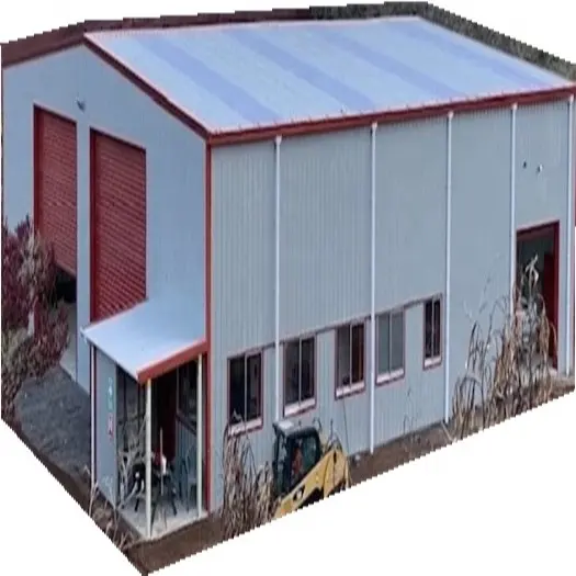 Ayrılabilir prefabrik hafif metal çiftlik yapı tasarım depo düşük maliyetli çelik yapı prefabrik ev