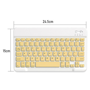BT <strong>Keyboard</strong> for Apple <strong>Android</strong> Mobile Phone Universal Ultra-Thin Portable <strong>Keyboard</strong> with <strong>Mouse</strong> Set - Product Image 4