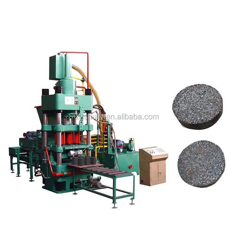 professional solution hydraulic aluminum metal chips scrap briquette press machine