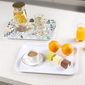 白色三聚氰胺矩形托盘 - Product Image 6