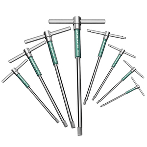 CRV yüksek hızlı çok aracı Hex Allen anahtarı 3 in 1 T veya L kolu oto tamir aracı sürgülü çubuk anahtarı 2mm 3mm 4mm 5mm 6mm 8mm 10mm - Product Image 1