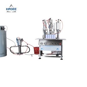 Máquina de llenado de latas de Aerosol de aire fresco rellenable, pequeña, con latas de pulverización, por ejemplo, máquina de llenado de aire comprimido - Product Image 2