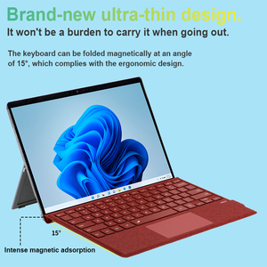 Wireless Blue Tooth-compatible Keyboard With Touchpad Backlit Compatible for Surface Pro 3 4 5 6 <strong>7</strong> Go <strong>1</strong> <strong>2</strong> 3 for Business Trip - Product Image 5