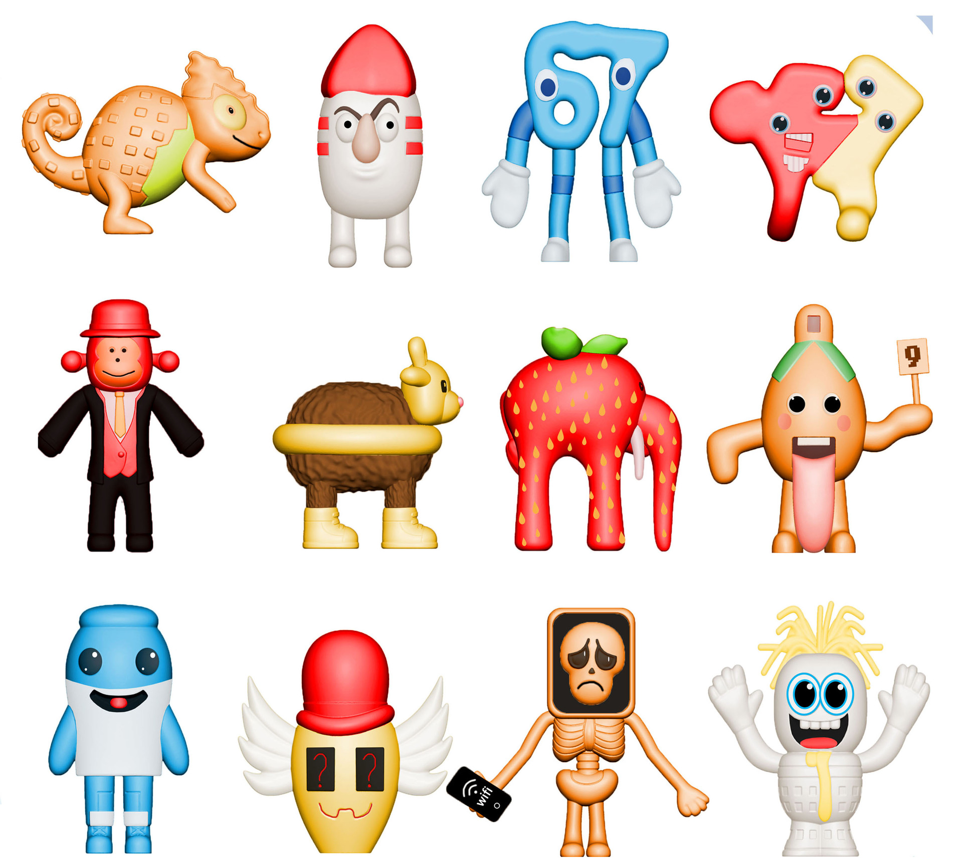 #4 12 pièces/ensemble