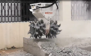 Rock rãnh máy xây dựng bộ phận máy móc trống Cutter tập tin đính kèm cho bobcat máy xúc - Product Image 6