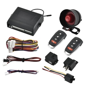 Kits de alarma de coche antirrobo de código de aprendizaje Sistema de alarma de coche con control remoto de aplicación