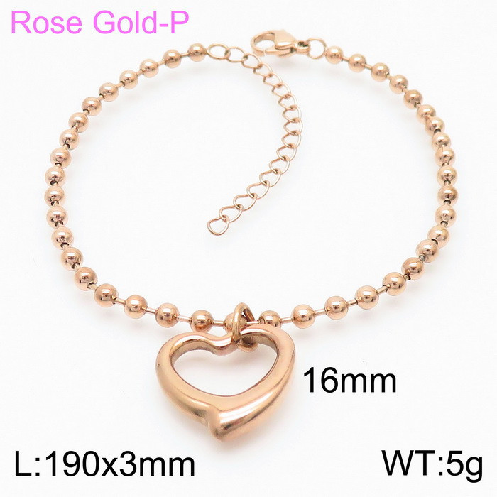 Oval Rose Gold Tone