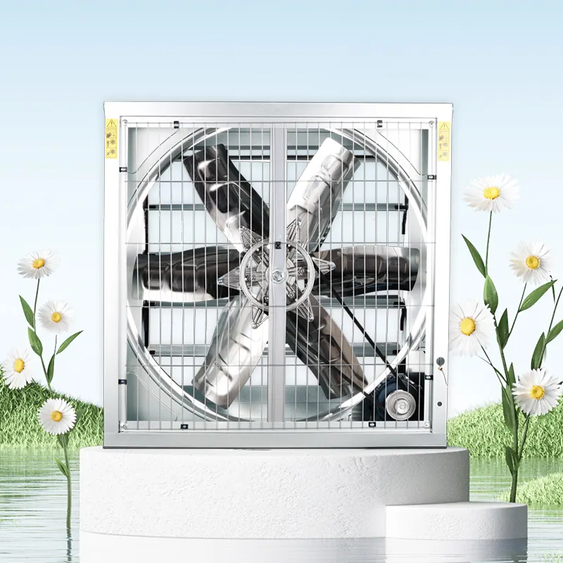 40 * 40CM industrial exhaust fan  cost-effective  powerful ventilation fan  galvanized wall fan