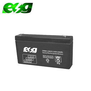 ESG可充电6伏7安培AGM铅酸电池12V 200Ah 20hr放电率10年寿命免费维护UPS玩具 - Product Image 4