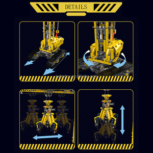 Kalıp kral 17059 cep kule vinci MOC yapı taşları Set bulmaca mühendislik serisi blokları oyuncak çocuklar için noel hediyesi - Product Image 4