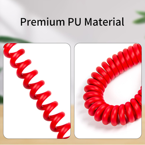 Logo Gift <strong>2</strong> <strong>in</strong> <strong>1</strong> PD60W Telescoping Spring Nylon Braided L Shape Elbow Data Cable Fast Charging Phone Charger for Type-c/8 PIN - Product Image 4