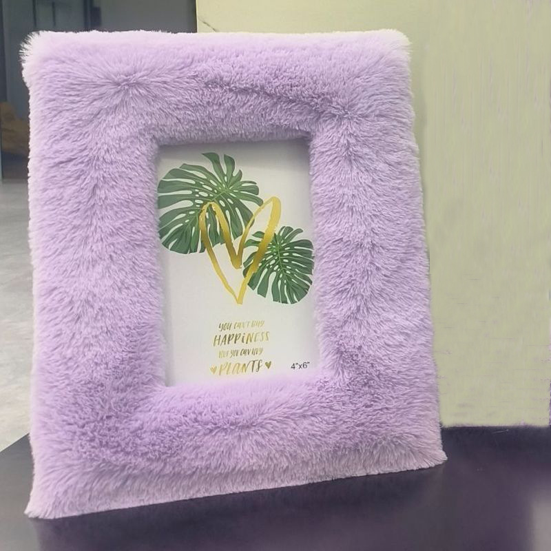 Purple Imitation Rabbit Fur