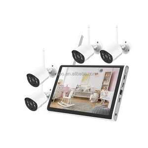 2MP 4CH Wifi Kit NVR With 10&quot; LCD Monitor 3MP Waterproof <strong>Wireless</strong> IP Camera Kit Network CCTV Security <strong>System</strong> - Product Image 5