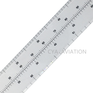 10 "denizcilik mil 1: 500,000 & 1: 250,000 havacılık Pilot öğrenci sert akrilik ölçekli cetvel harita okuma için CSR-1 - Product Image 5