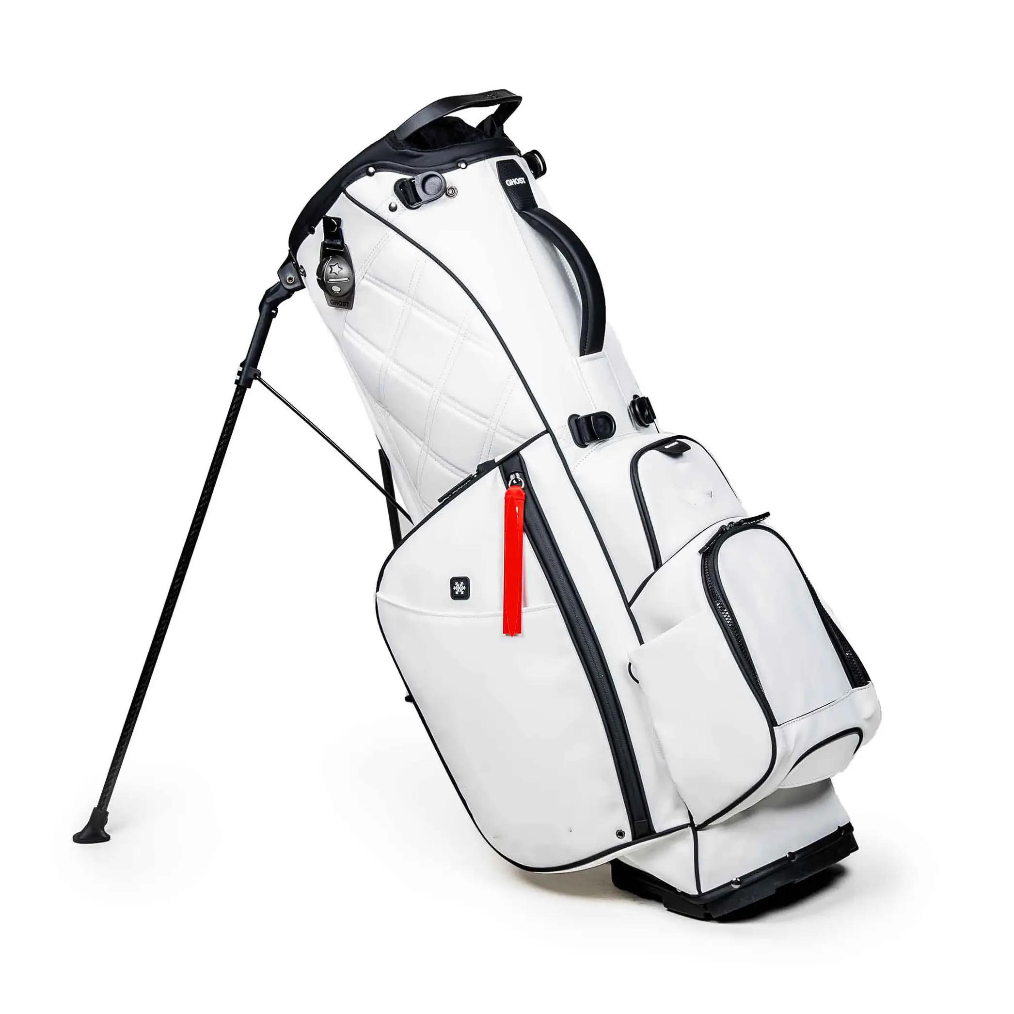 MIKAKA के लिए 7-14 डिवाइडर गोल्फ बैग पुरुषों चमड़े कस्टम गोल्फ बैग गोल्फ खड़े बैग पूर्ण 14 डिवाइडर के साथ