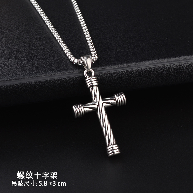 threaded cross