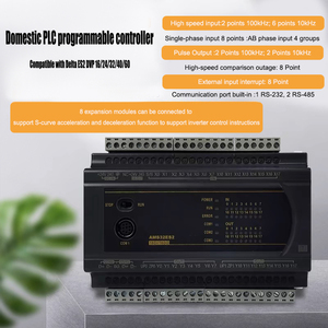 A buon mercato domestico PLC controllore programmabile compatibile con Delta ES2 DVP 16/24/32/40/60 controllo industriale PLC - Product Image 6