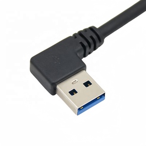 High Quality Left Angle Fast Charger <strong>Usb</strong> Type c Adaptor 3.0-<strong>Usb</strong> a to <strong>20cm</strong> Type c Cable <strong>Usb</strong> a 3.0 to c 90 Degree Left-angle Elbow
