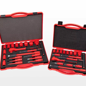 台湾1000V 1/2断熱工具セットVde認定家庭用工具キット特殊ケースハンドパワーソースエクスプロイトメンテナンス - Product Image 1