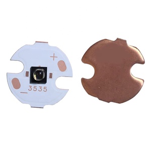 3535 IR SMD <span class=keywords><strong>LED</strong></span> <span class=keywords><strong>1w</strong></span> 2w 3w 3535 850nm 850nm 810nm 880nm 940nm 980nm赤外線<span class=keywords><strong>led</strong></span> 850nm 940nm 16mm銅<span class=keywords><strong>PCB</strong></span>