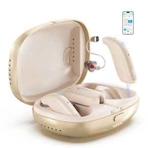 Tragbare unsichtbare wiederauf ladbare digitale Mini-Hörgeräte Hochleistungs-Schall verstärker mit Geräusch unterdrückung für schwere - Product Image 2