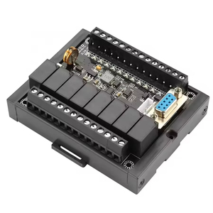 Placa de Control Industrial PLC, módulo de retardo de relé de 12 en 8 salidas, 1AD 1DA +, con cable de programación de carcasa, de salida de relé, de cable de programación, de salida, 1, 2, 2, 2, 1, 2, 2 - Product Image 1