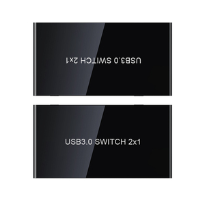USB3.0 <strong>KVM</strong> <strong>Switch</strong> 2 in 4 Out up to 5Gbps IR Remote Video Switcher - Product Image 4