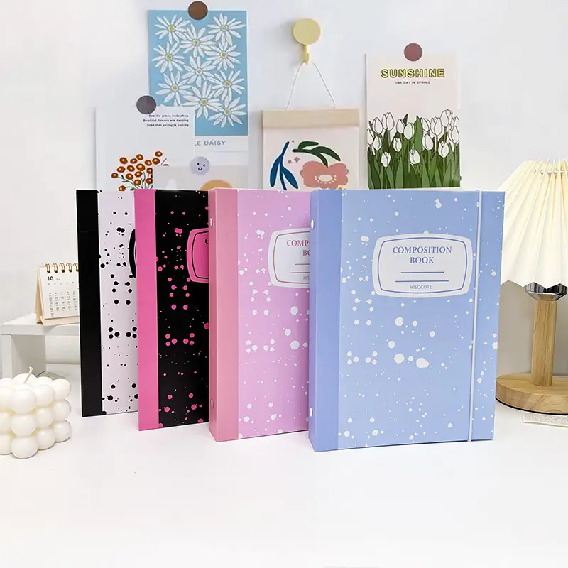 A5 binder korea idol organizer journal diary collect book agenda planner bullet cover school stationery a5 strap photo album