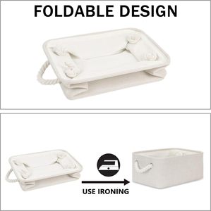 Lưu trữ nhỏ giỏ cho kệ thiết lập của vải lưu trữ thùng cho tổ chức Linen ráp Organizer Closet Vườn Ươm - Product Image 4