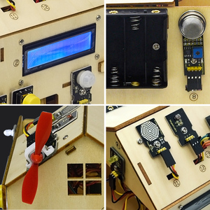 Progetti di automazione per la casa intelligente Kit stelo di programmazione per casa in legno - Product Image 6