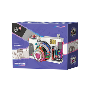 Retro Trend DIY Vintage Digital Camera Building Blocks <strong>Toy</strong> Model Small Plastic Particles Scale 1:36 Compatible Gift - Product Image 5