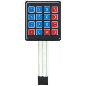 4 12 16 20 Key Button Membrane Switch 1x4 3x4 4x4 4x5 Keys Matrix Array <strong>Keyboard</strong> Keypad <strong>Control</strong> Panel DIY Kit - Product Image 4